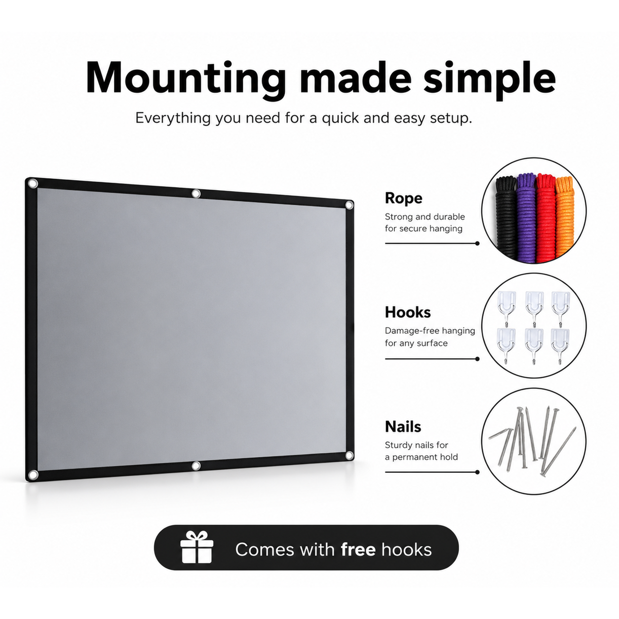 ASTROVA™ Reflective Projection Screen