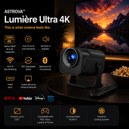 ASTROVA™ Lumière Ultra 4k