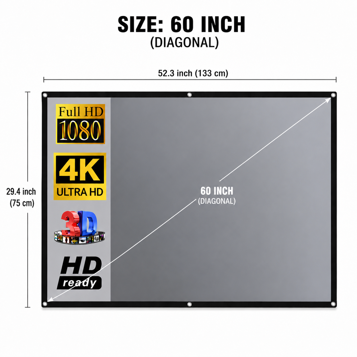 ASTROVA™ Reflective Projection Screen