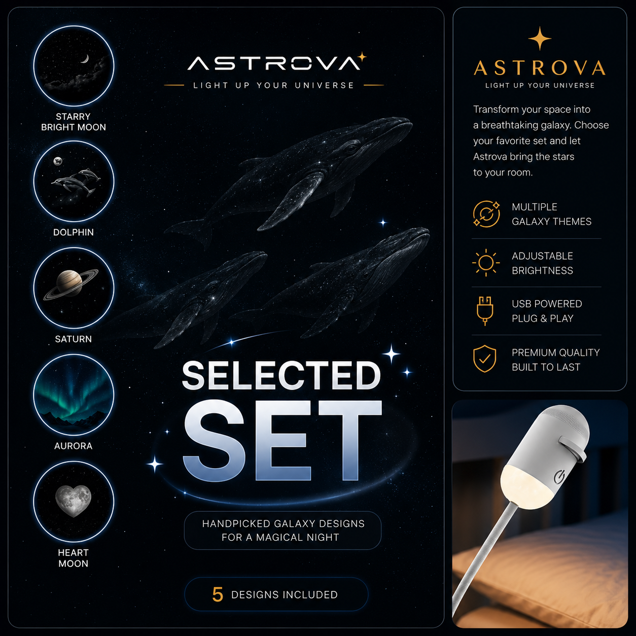 ASTROVA™ Ambient Galaxy Light