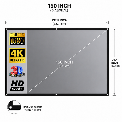 ASTROVA™ Reflective Projection Screen