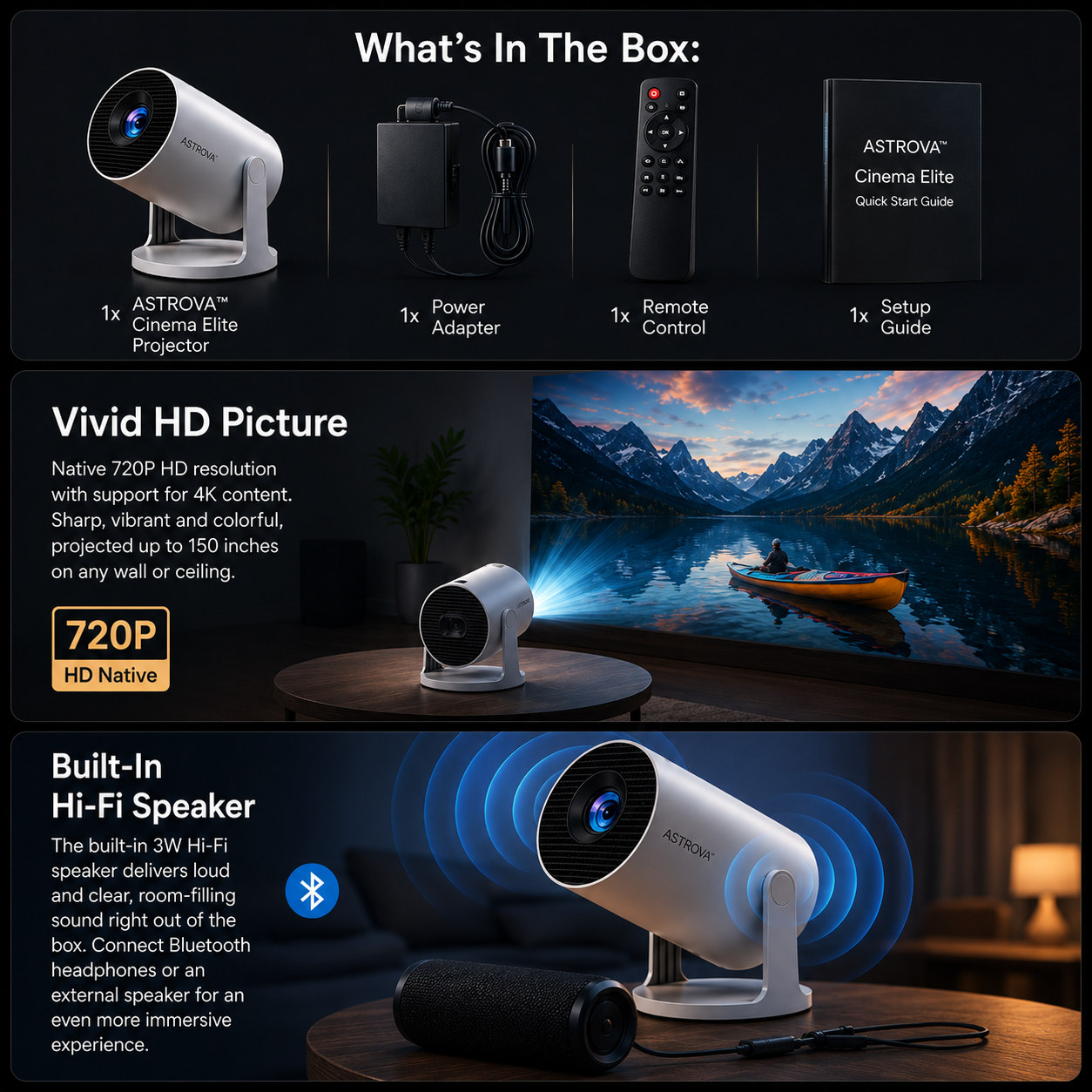 ASTROVA™ Cinema Elite