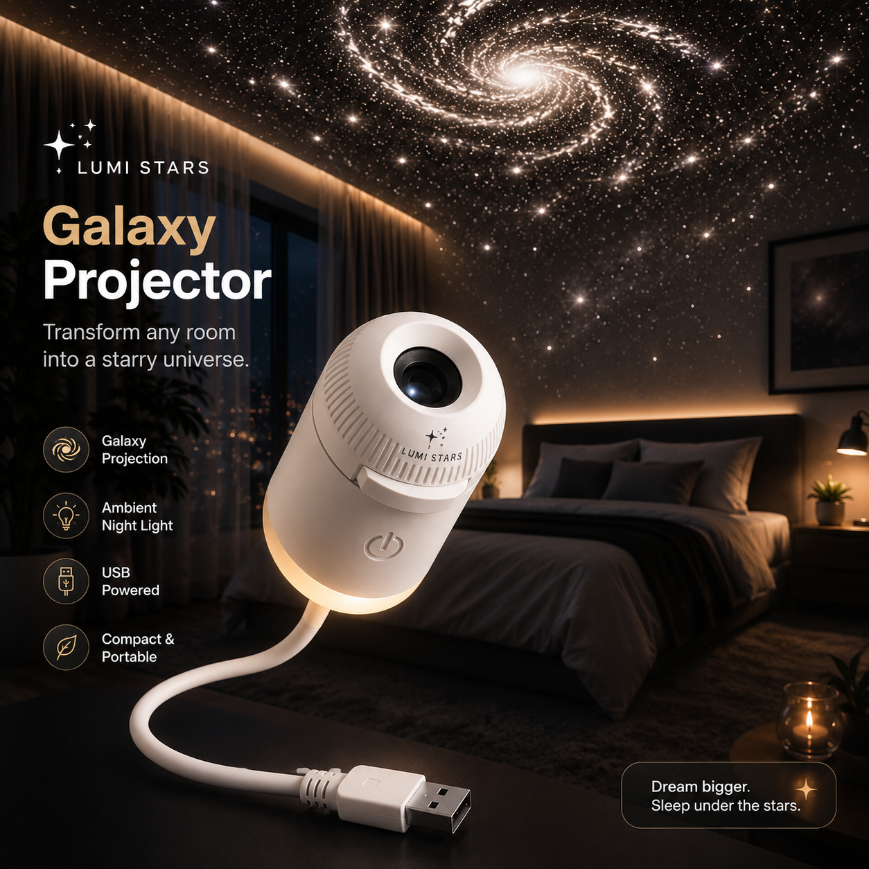 ASTROVA™ Ambient Galaxy Light