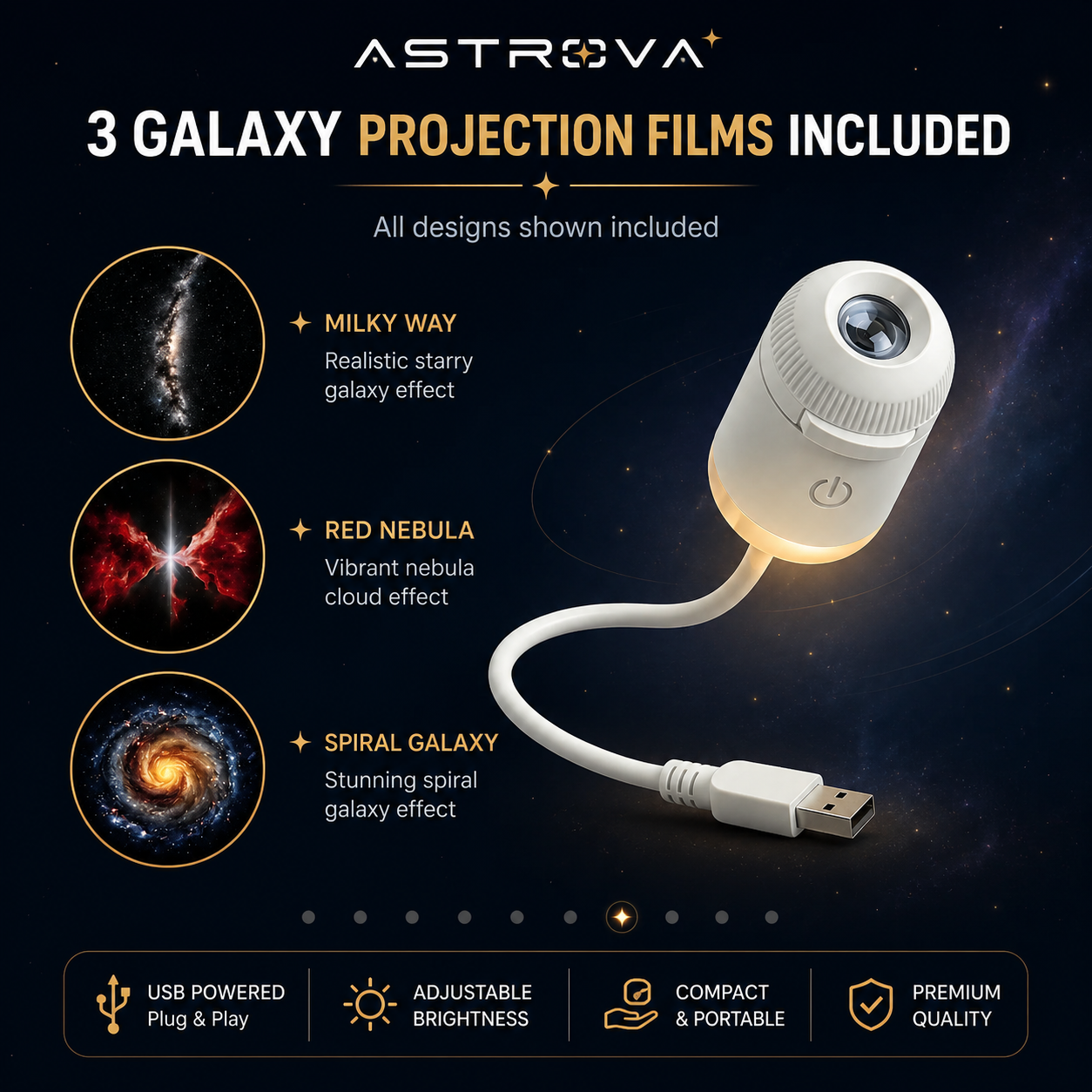 ASTROVA™ Ambient Galaxy Light
